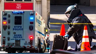 *RARE* NYPD Bomb Squad Responds to BOMB THREAT at the MET Museum of Art in New York City