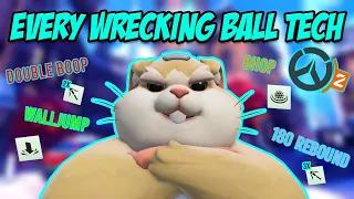 Every Wrecking Ball Tech in Overwatch 2 (as of december 2022)
