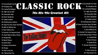 Classic Rock 70s 80s 90s Full Album ️🔥 Queen, Nirvana, Metallica, Aerosmith, ACDC, Bon Jovi, U2, GNR