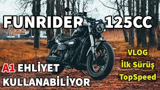 125cc HEMDE ''V'' MAKİNA MI ? YUKİ FUNRİDER / İLK SÜRÜŞ VE TOPSPEED