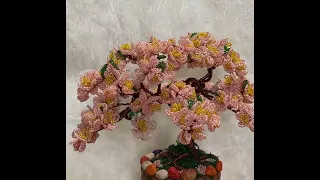 Cherry blossom wire tree