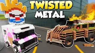 TWISTED METAL APOCALYPSE BATTLE! - Brick Rigs Multiplayer Gameplay - Lego Battle challenge