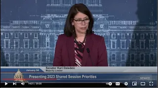Press Conference: 2023 Senate and House DFL Priorities - 01/04/23