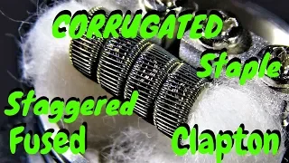 Corrugated Staple Staggered Fused Clapton build tutorial GEORGE MPEKOS