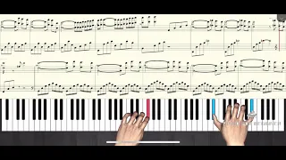 Lettre A Ma Mere | piano tutorial | 给母亲的信 | 钢琴教学(50% speed)