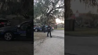 Locked in a cemetery and the police show up