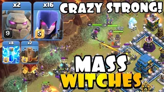 WOW! So simple... SO STRONG! TH12 Zap Mass Witches is CRAZY! Best TH12 Attack Strategies in CoC