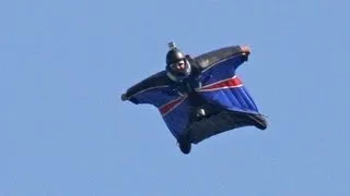 Wingsuit landing without deploying a parachute - Gary Connery