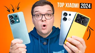 os MELHORES! 3 celulares XIAOMI para COMPRAR em 2024!