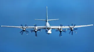 Tu-95MS, A Russian Aircraft Carrying Long-Range Cruise Missiles With Nuclear Warheads