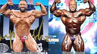 Oleh Kryvyi (Europa Pro 2023) VS Shaun Clarida (Olympia 2022) Comparison #shaunclarida #olympia