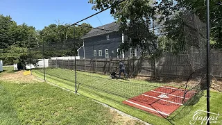 Batting Cage With Synthetic Turf Smithtown NY