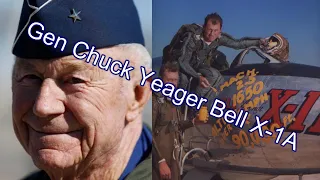 General Chuck Yeager Bell X-1A Flight Test in Color