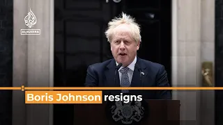 Boris Johnson resigns as UK prime minister