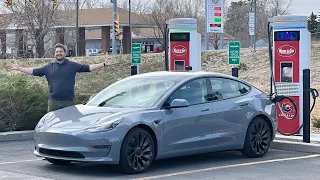 2022 Tesla Model 3 Performance 70-MPH Highway Range Test