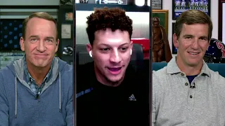 Patrick Mahomes joins the Manning Cast on 'MNF' to talk Eagles matchup | Week 10