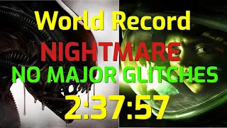 Alien Isolation Speedrun World Record (Nightmare, NMG) 2:37:57