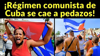 ¡Régimen comunista se cae a pedazos! El despertar del pueblo cubano