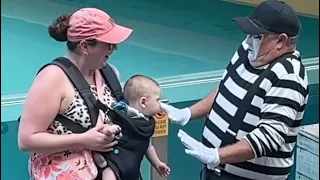 Seaworld Mime Best Moments Baby Compilation | Mimes of Seaworld