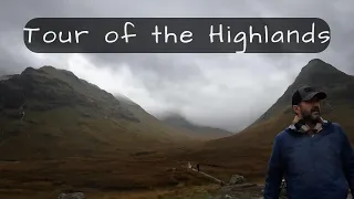 Exploring the Sottish Highlands, Glencoe Majestic Mountains, Breathtaking Scenery and Giant Horses