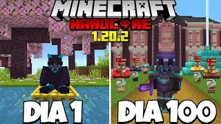 SOBREVIVÍ 100 Días en MINECRAFT HARDCORE 1.20