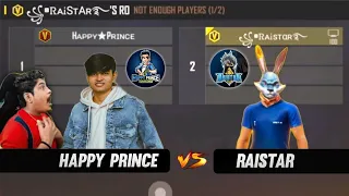 RAISTAR VS HAPPY PRINCE || BEST CLASH SQUAD BATTLE ONCE AGAIN ON GYANGAMING LIVE - Garena Free Fire