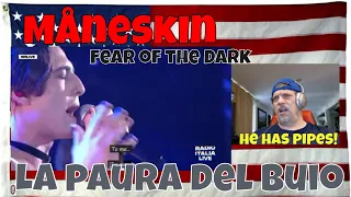 Måneskin - La paura del buio / Fear of the Dark (Radio Italia Live) - REACTION - ENG SUBTITLES