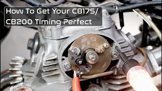 Setting The Ignition Timing On The Honda CB175/CB200 Family Of Motorcycles