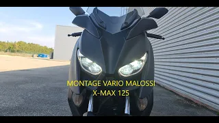 Changer galets / Montage Vario Malossi sur 125 X-Max 2020  (activer les sous-titres)