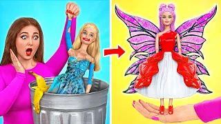 Barbie Lost her Shoes | From Barbie Doll to Fairy Doll Makeover by Multi Do Smile