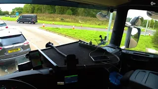 Nikotimer POV truck driving England routes to Netherlands