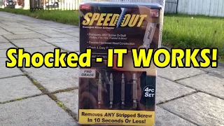 SPEEDOUT - Damaged screw extractor - THIS THING WORKS 🔩🔩🔩