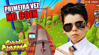 JOGUEI SUBWAY SURFERS PELA PRIMEIRA VEZ NO CANAL (NO COIN)- Piero Start Games