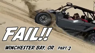 2019 Yamaha YXZ1000R takes on the Oregon Dunes in Winchester Bay Oregon | YXZ1000R Fails at jumping