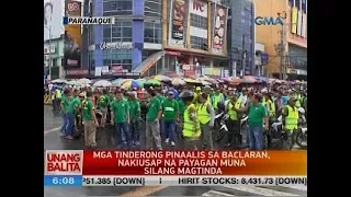 UB: Mga tinderong pinaalis sa Baclaran, nakiusap na payagan muna silang magtinda