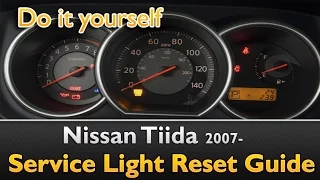 Nissan Tiida Service Light Reset Guide