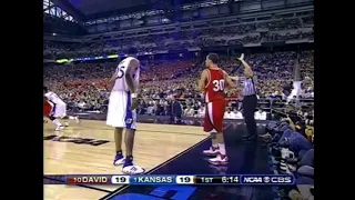 2008 NCAA Basketball Regional Final - Davidson vs Kansas Full Game Highlights