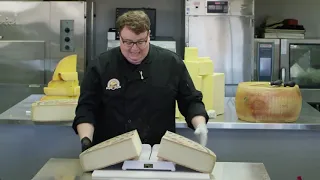 9 Ways to Cut the Cheese: ALPINE CUT: Gruyere
