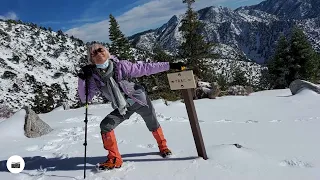 mt. Baldy, Ski Hut/Baldy Bowl snow hike