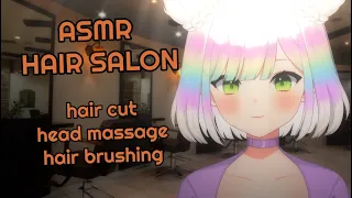 [ASMR] relaxing hair salon ✂️🧡| personal attention | soft spoken roleplay ✨| 3DIO/binaural #asmr