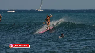 Afternoon surfing at Ala Moana Bowls