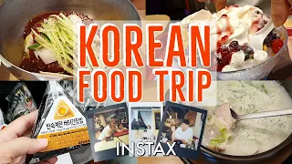 Korea Vlog Food Trip, What we ate on a weekend + Instax Photos