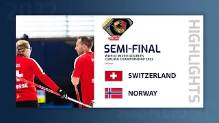 Switzerland v Norway - Highlights - World Mixed Doubles Curling Championship 2022