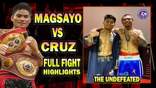 👊🇵🇭MARK MAGSAYO VS PABLO CRUZ (FULL FIGHT HIGHLIGHTS ) THE UNDEAFEATED - 4TH ROUND TKO