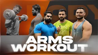 Biceps Motivational Workout with Mahesh Bhingarkar @TrainWithMB  & Ranjit Bhoir #raigadbodybuilder