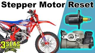 Poor Running Beta 4 Stroke Motorcycle | STEPPER MOTOR RESET | Stepper Motor Adaptation Procedure