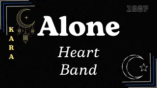 ♪ Alone (1987) - Heart Band ♪ | Instrument + Karaoke | 4K Instrumental Video