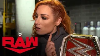 Becky Lynch still has one debt to collect: Raw Exclusive, Dec. 2, 2019