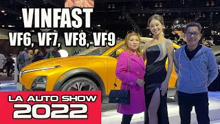 Vinfast VF6, VF7, VF8, VF9 tại LA Auto Show 2022 - Cận cảnh từng chi tiết