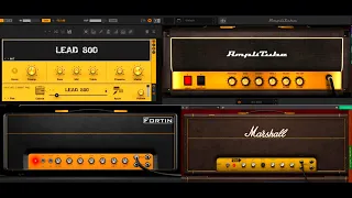 ♫ Marshall Amp / Guitar Rig 6 / Amplitube 5 / Neural DSP Fortin / Softube / Stereo Mix ♫